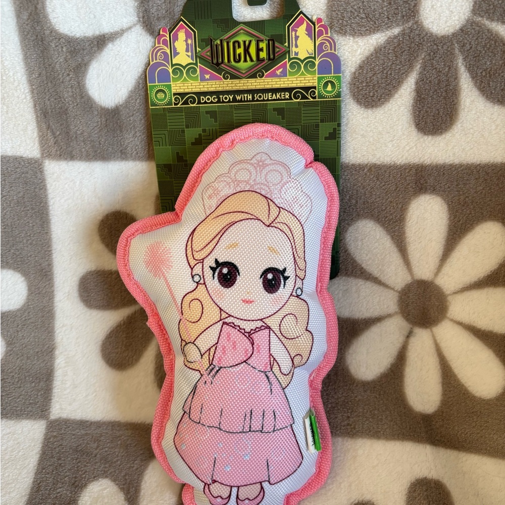 4/$20 - Wicked Glinda Dog Toy with Squeaker